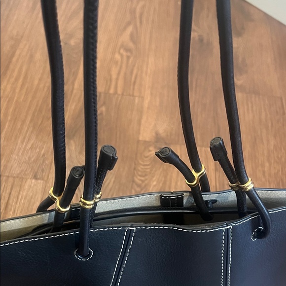 Tory Burch Spaghetti Leather Tote - Picture 6 of 16